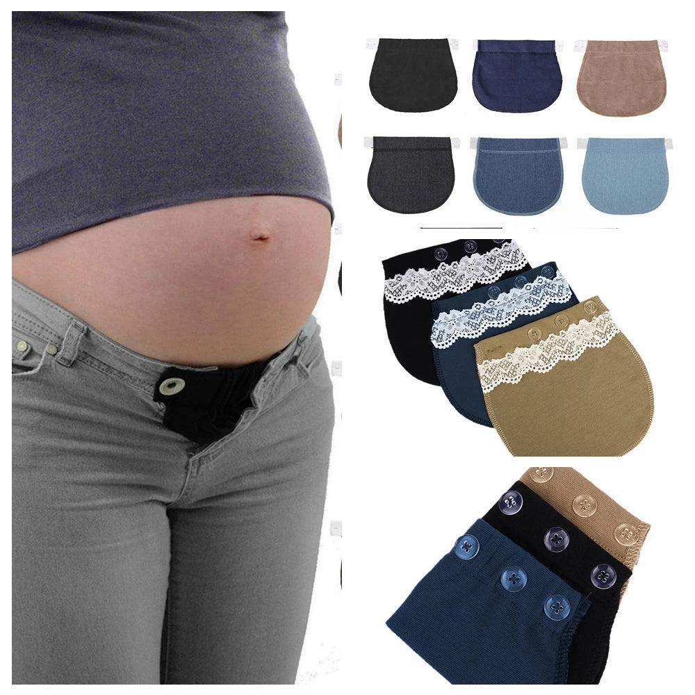 Elastic Maternity Waist Extenders for Comfort Fit ATHLEXES