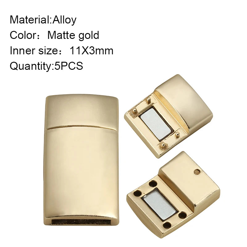Louleur Magnetic Clasps for Leather Jewelry Crafting ATHLEXES