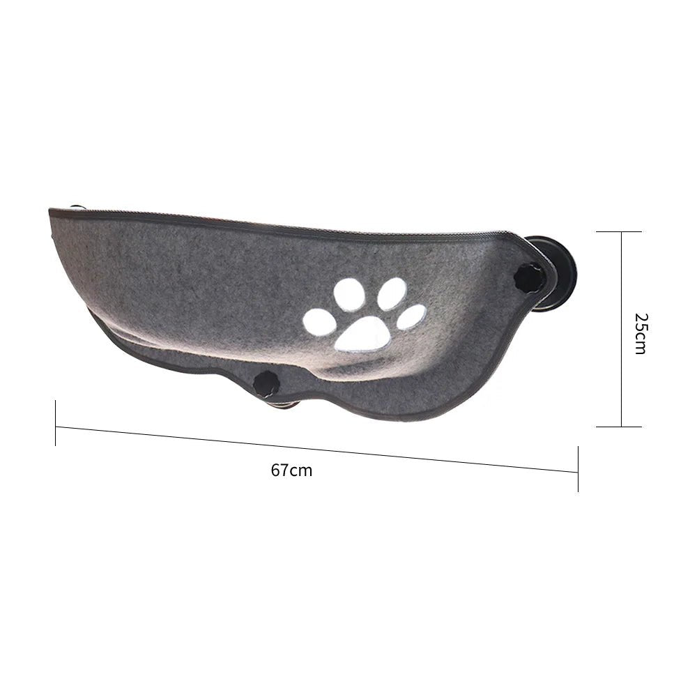 Cat Window Hammock With Strong Suction Cups Pet Kitty Hanging Sleeping Bed Storage For Pet Warm Ferret Cage Cat Shelf Seat Beds ATHLEXES