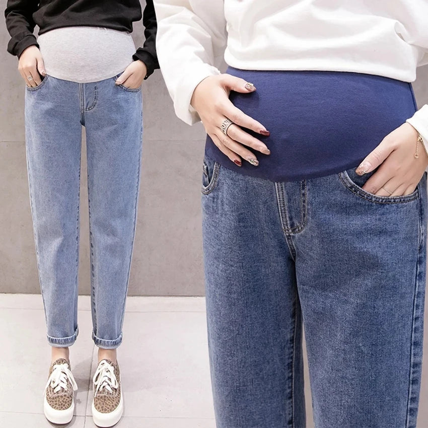 Maternity Chic High Waist Boyfriend Jeans ATHLEXES