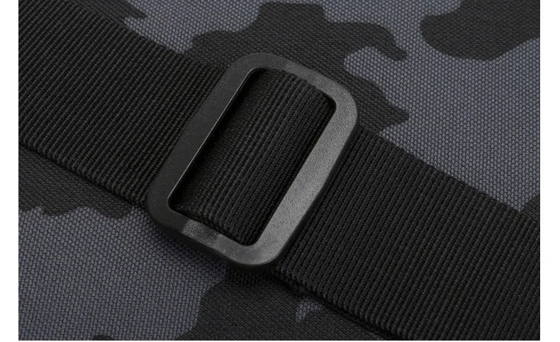 Tactical Sling Shoulder Bags Waterproof Night Reflective Strip Pack EDC Molle Chest Bag 10L Capacity Black ATHLEXES
