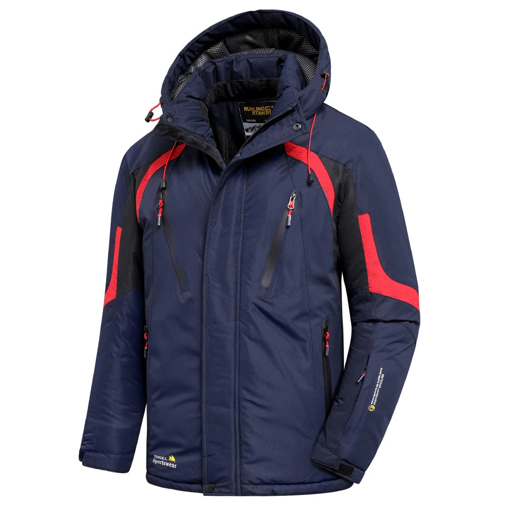 WinterShield Waterproof Fleece Parka for Men ATHLEXES