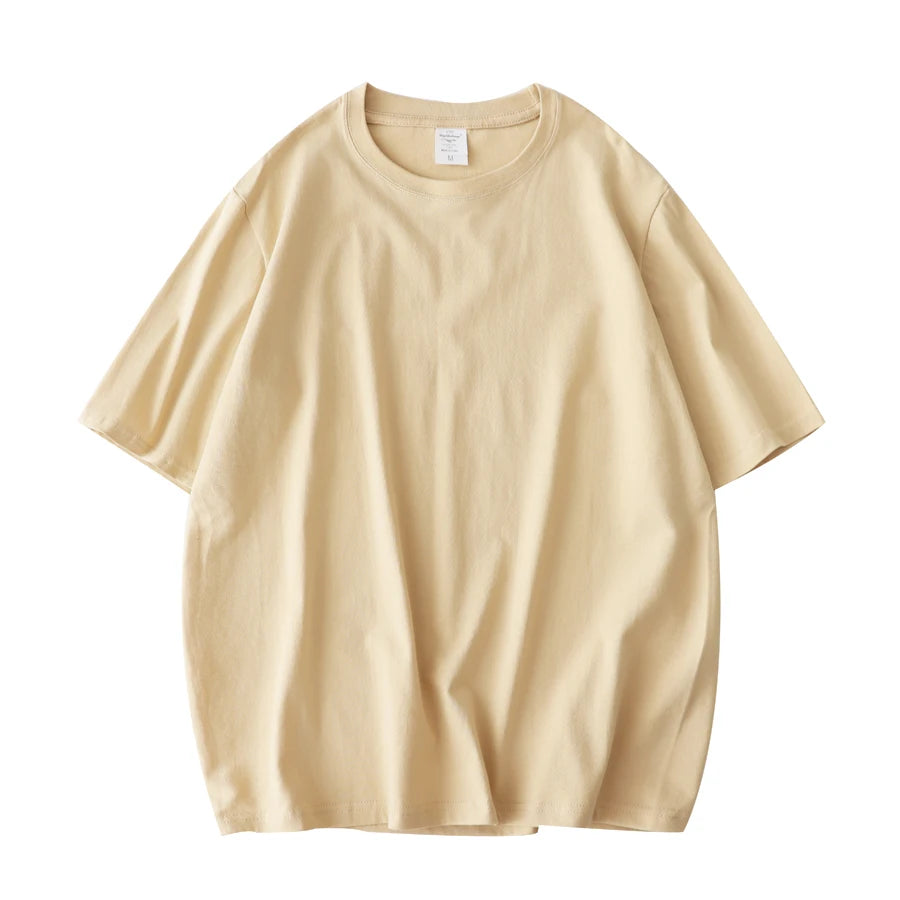 MOINWATER Women's Khaki Cotton Short Sleeve Tee for Summer ATHLEXES