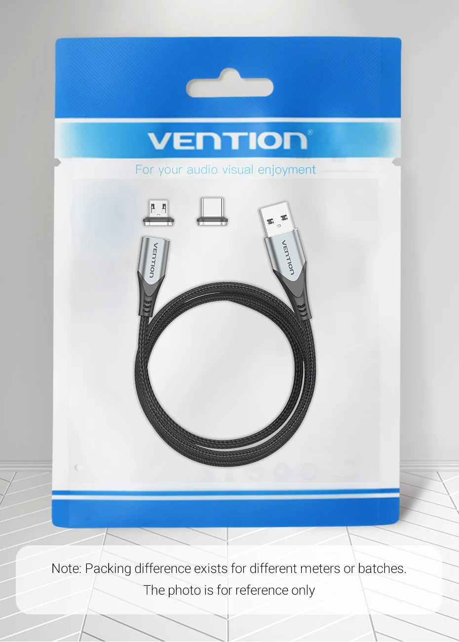 Vention 3A Magnetic USB Charge Cable for All Devices ATHLEXES