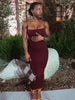 Chic Summer Backless Bodycon Dress ATHLEXES