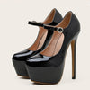 Seductive Red 17cm High Heels Party Pumps ATHLEXES
