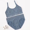 Women Seamless Bras Panties Set Sports Crop Top Briefs ATHLEXES
