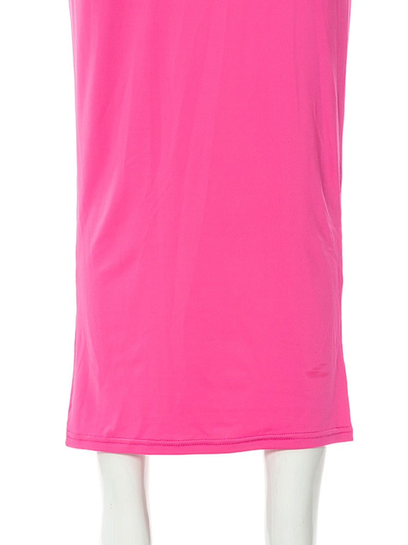 Chic Summer Backless Bodycon Dress ATHLEXES