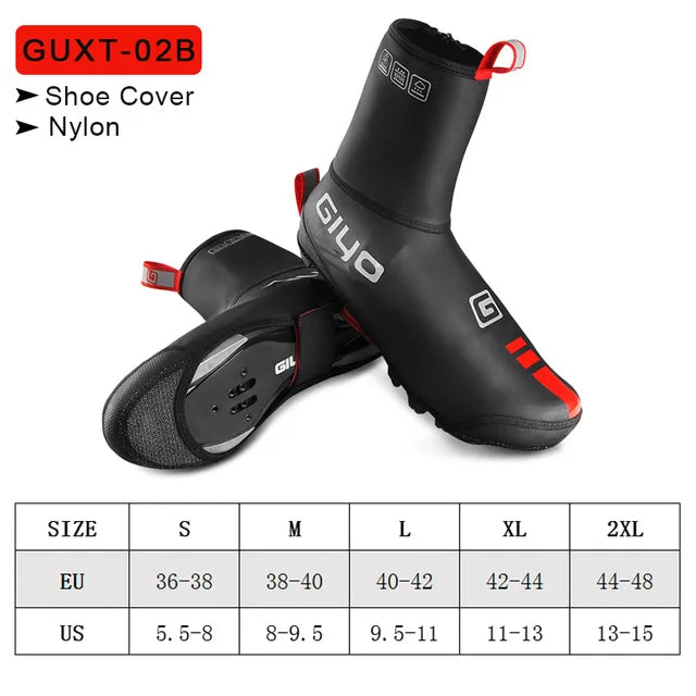 GIYO Waterproof Windproof Fleece Cycling Overshoes for Winter Ride ATHLEXES