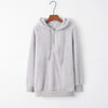 Chic Monochrome Hooded Sweater for Women ATHLEXES