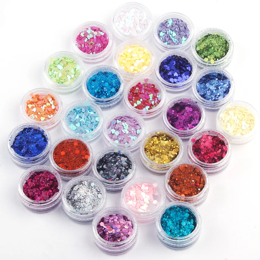 Premium Acrylic Makeup Storage Jars Set ATHLEXES