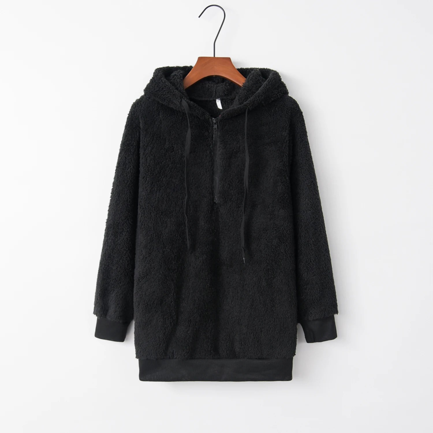 Chic Monochrome Hooded Sweater for Women ATHLEXES