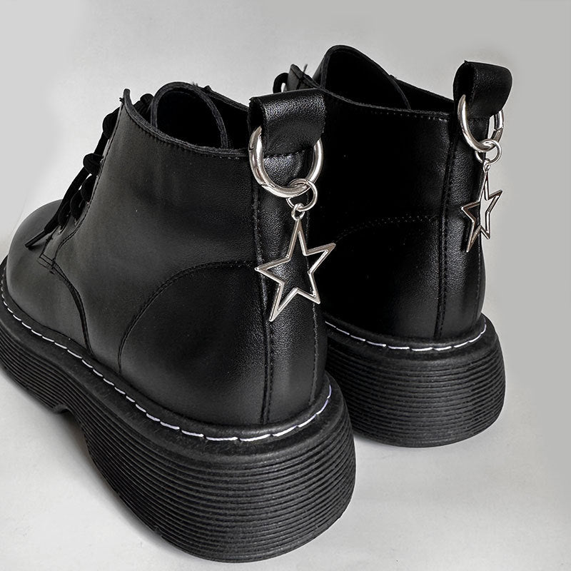 Chic Star and Heart Metal Shoe Buckles ATHLEXES