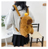 Kawaii Capybara Plush Backpack for Kids ATHLEXES