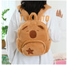 Kawaii Capybara Plush Backpack for Kids ATHLEXES