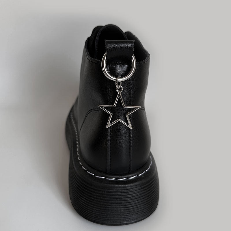 Chic Star and Heart Metal Shoe Buckles ATHLEXES