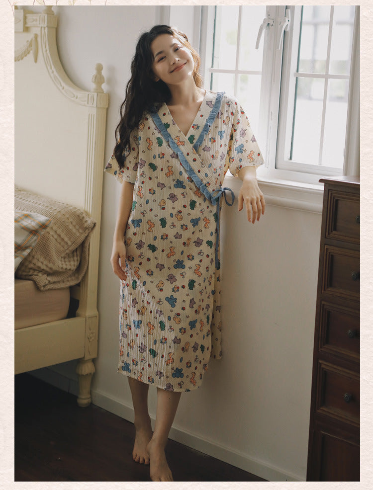 Maternity Comfort Nursing Nightgown ATHLEXES