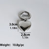 Chic Star and Heart Metal Shoe Buckles ATHLEXES