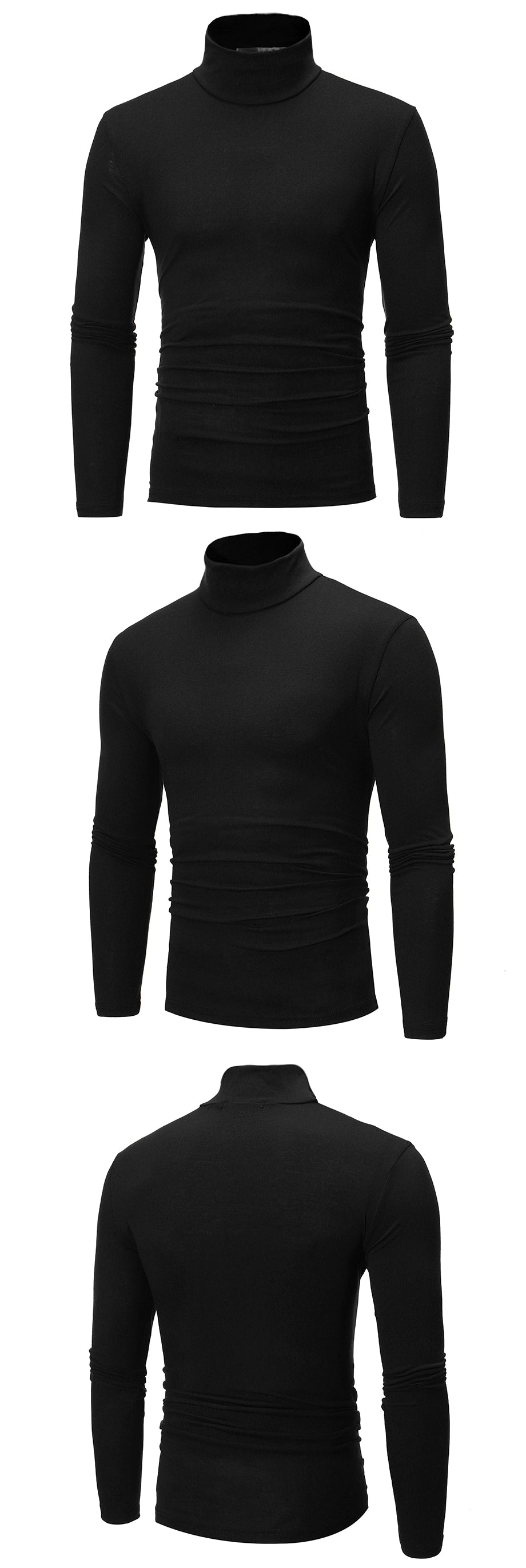 Sleek Casual Basic Turtleneck ATHLEXES