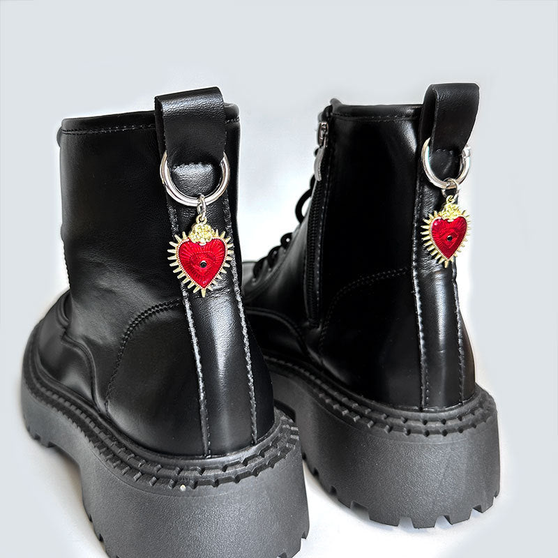 Chic Star and Heart Metal Shoe Buckles ATHLEXES