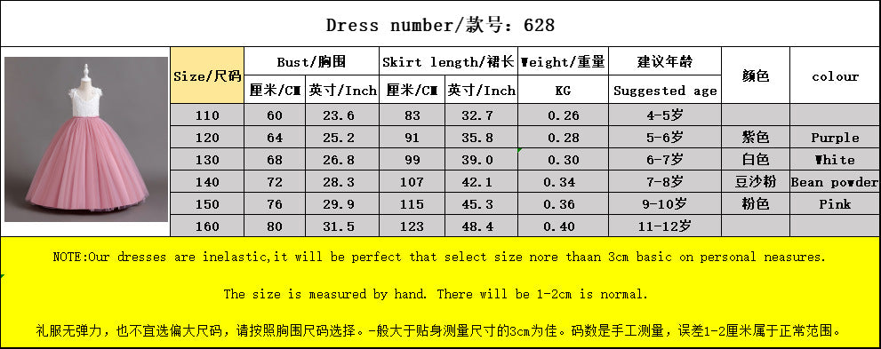 Royal Blue Floral Princess Dress for Girls ATHLEXES