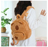 Kawaii Capybara Plush Backpack for Kids ATHLEXES