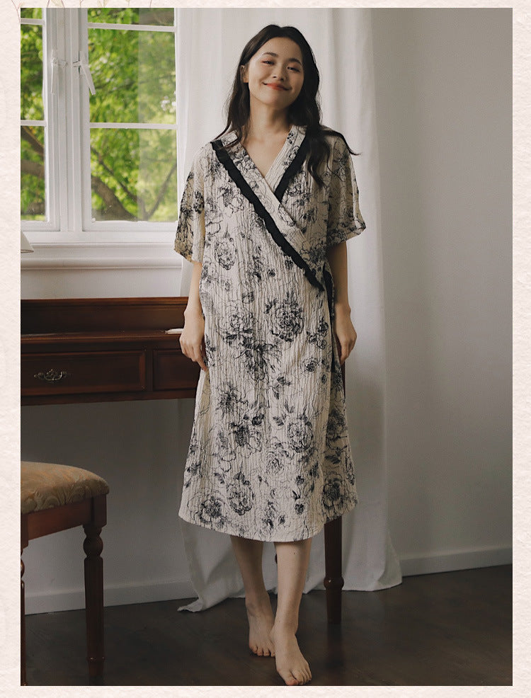Maternity Comfort Nursing Nightgown ATHLEXES