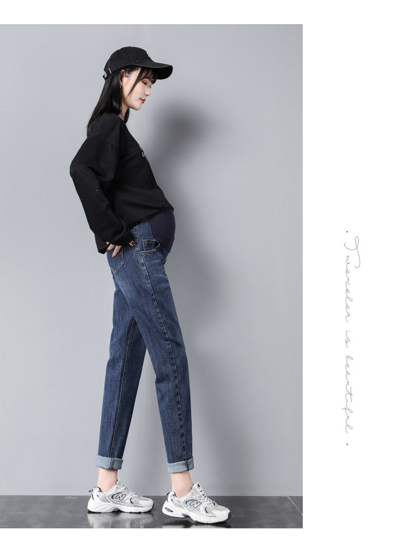 Maternity Boyfriend Jeans: Comfortable High Waist Denim ATHLEXES