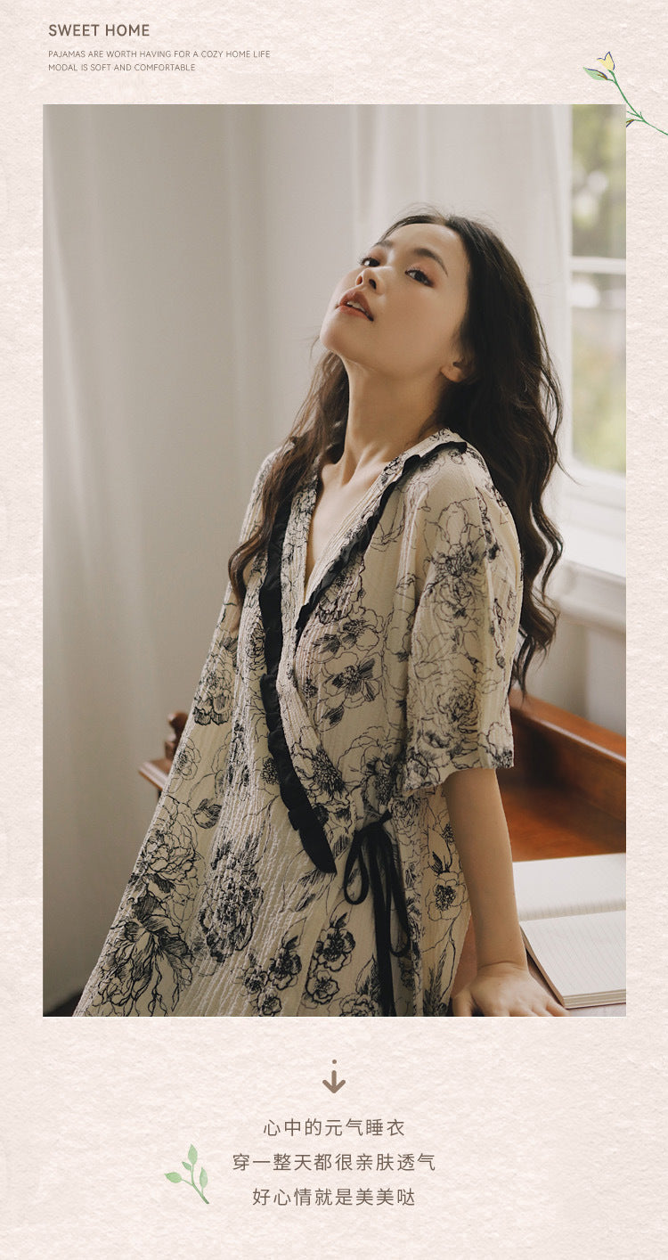 Maternity Comfort Nursing Nightgown ATHLEXES
