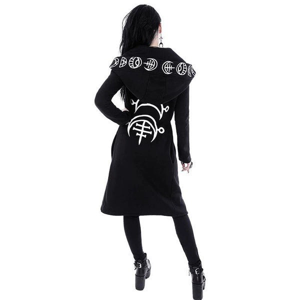 Lunar Chic Punk Long-Sleeve Cardigan Sweater ATHLEXES