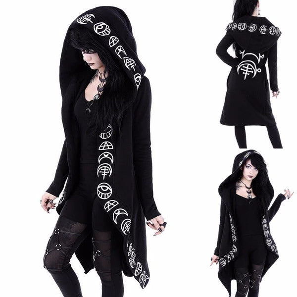 Lunar Chic Punk Long-Sleeve Cardigan Sweater ATHLEXES