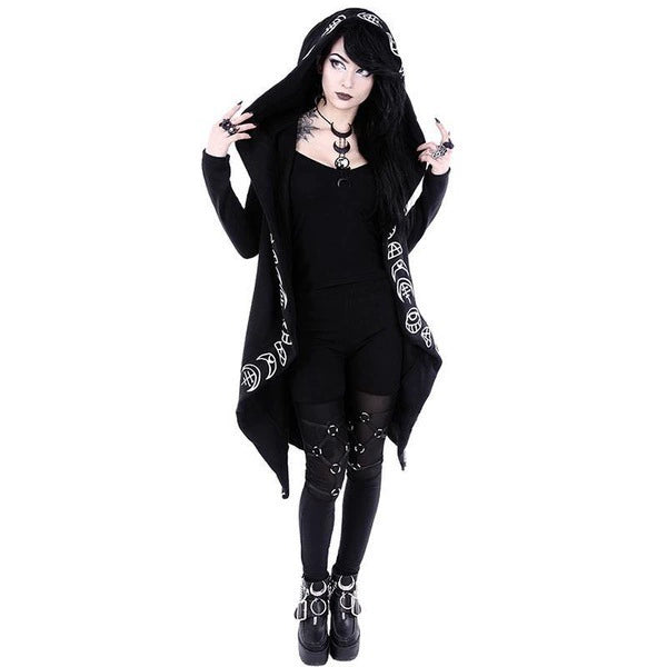 Lunar Chic Punk Long-Sleeve Cardigan Sweater ATHLEXES