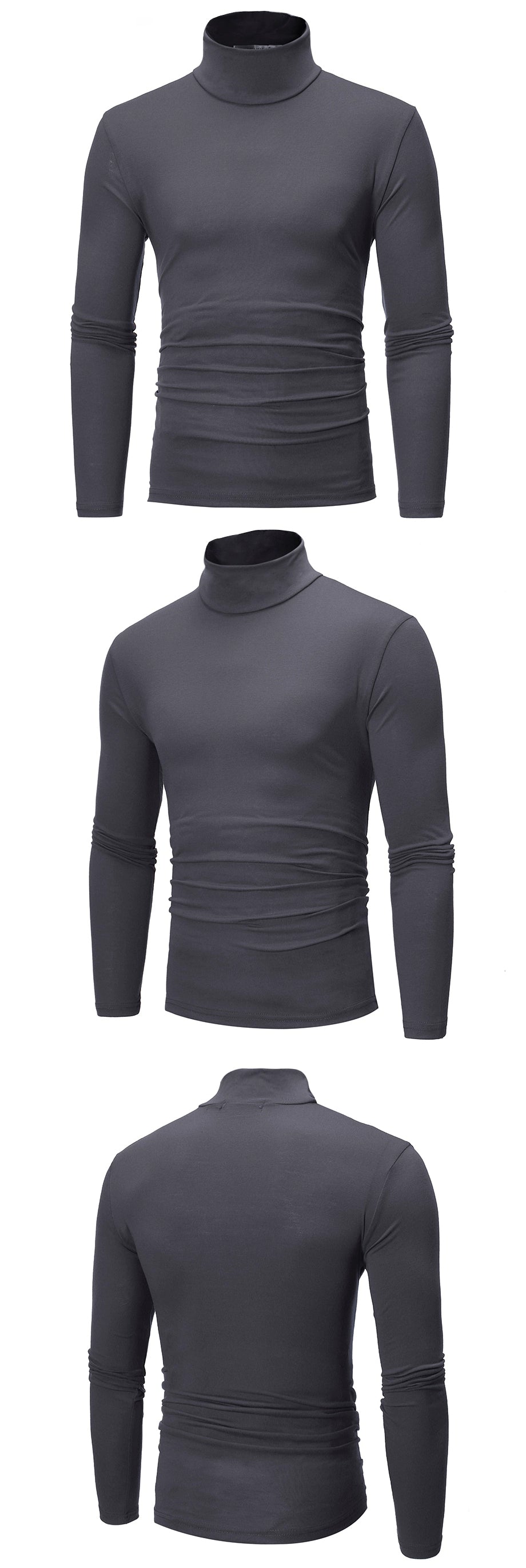 Sleek Casual Basic Turtleneck ATHLEXES