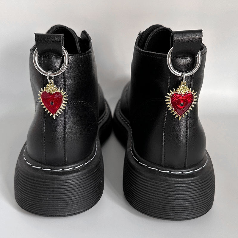 Chic Star and Heart Metal Shoe Buckles ATHLEXES