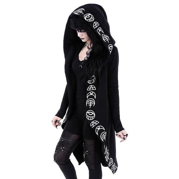 Lunar Chic Punk Long-Sleeve Cardigan Sweater ATHLEXES