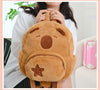 Kawaii Capybara Plush Backpack for Kids ATHLEXES