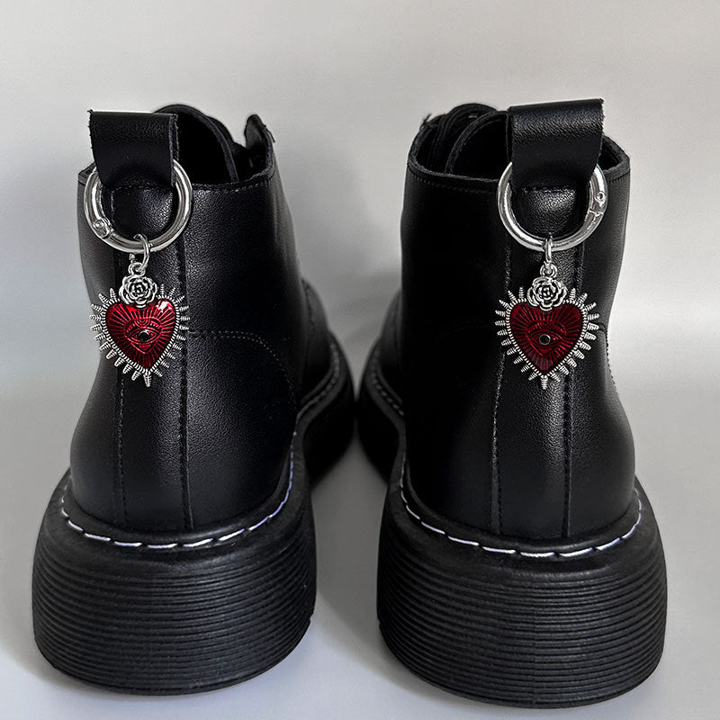 Chic Star and Heart Metal Shoe Buckles ATHLEXES