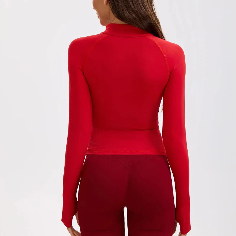 SleekFit Seamless Long Sleeve Yoga Top ATHLEXES