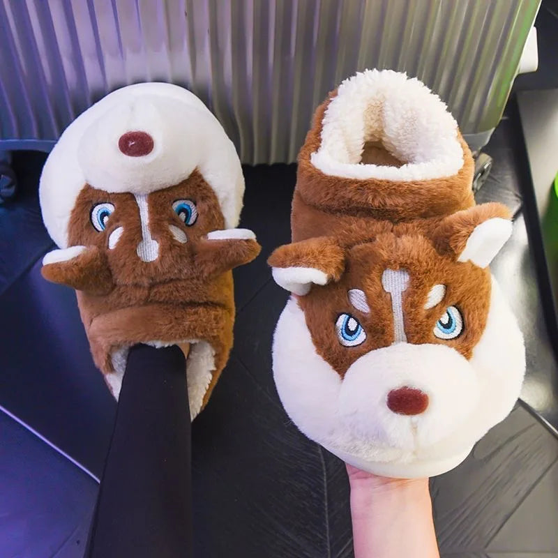 CozyPaw Cartoon Dog Indoor Slippers ATHLEXES