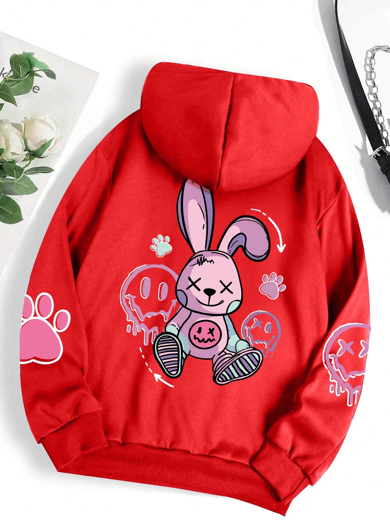 Urban Style Oversized Printed Hoodie for Women ATHLEXES