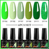 NailArt Pro 6pc UV Gel Polish Kit for Manicure ATHLEXES