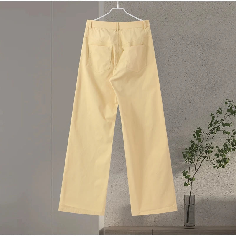 Chic Summer Vest and Wide Leg Pants Set ATHLEXES