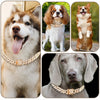 15MM Rhombus Diamond Cuban Collar for Stylish Pet Walks ATHLEXES
