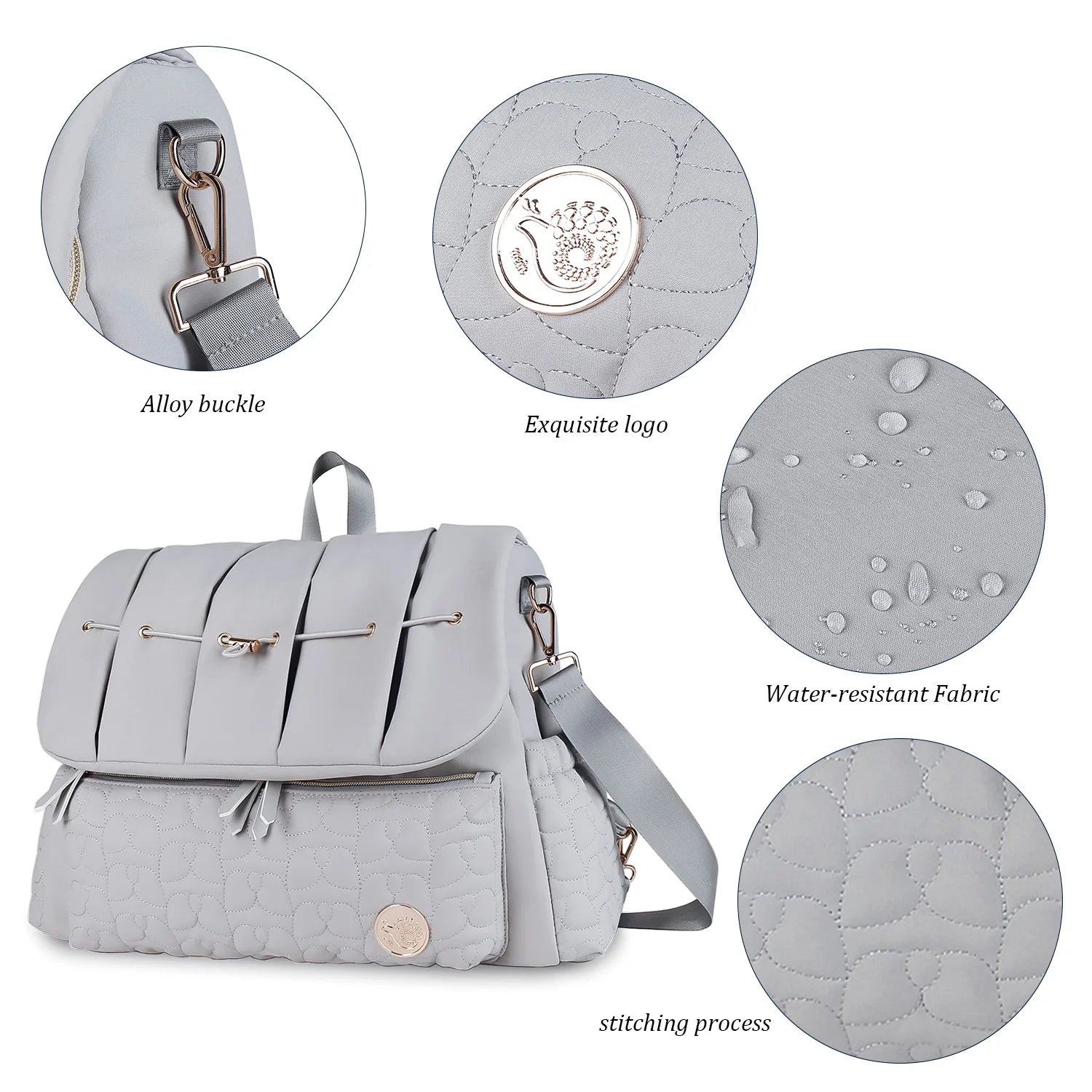ChicBaby Waterproof Diaper Backpack with Changing Pad ATHLEXES