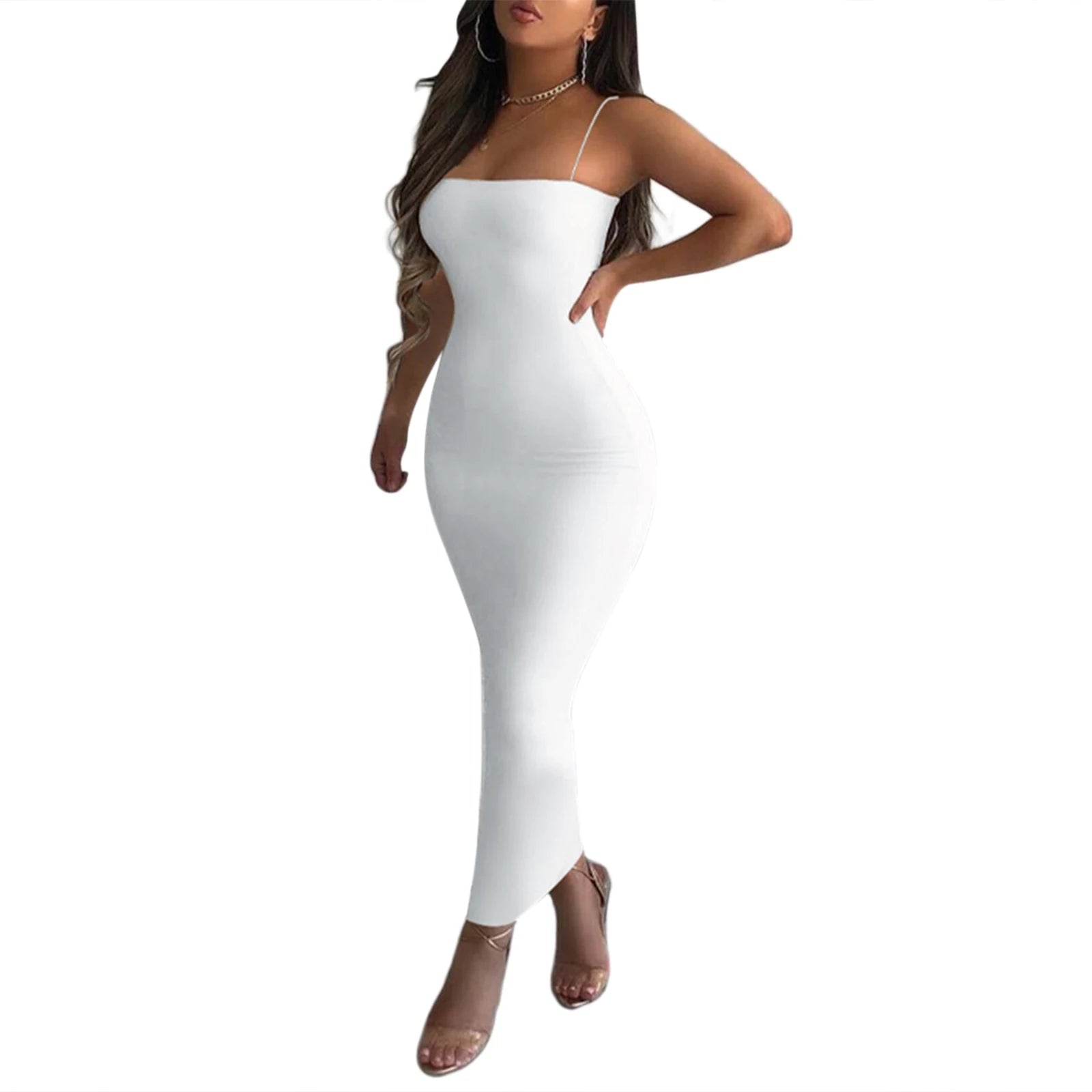 Chic Summer Backless Bodycon Dress ATHLEXES
