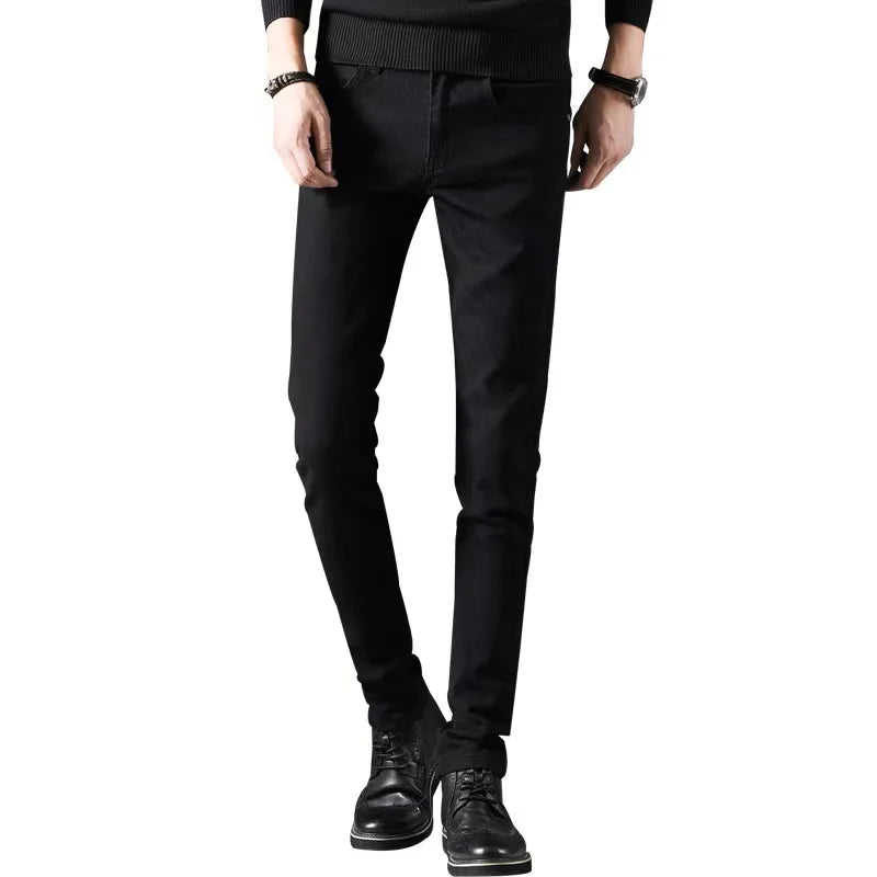 High Quality Slim Fit Denim Pencil Pants for Men ATHLEXES