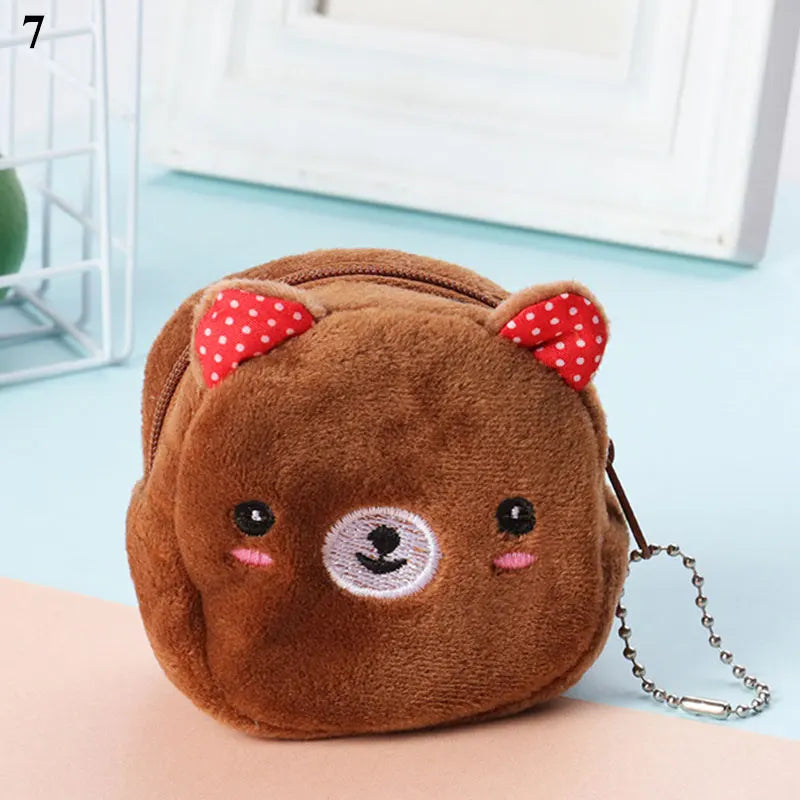 Cute Plush Snapper Fish Coin Purse Wristlet Wallet ATHLEXES