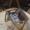 WoodFire Portable Camping Grill Stove ATHLEXES