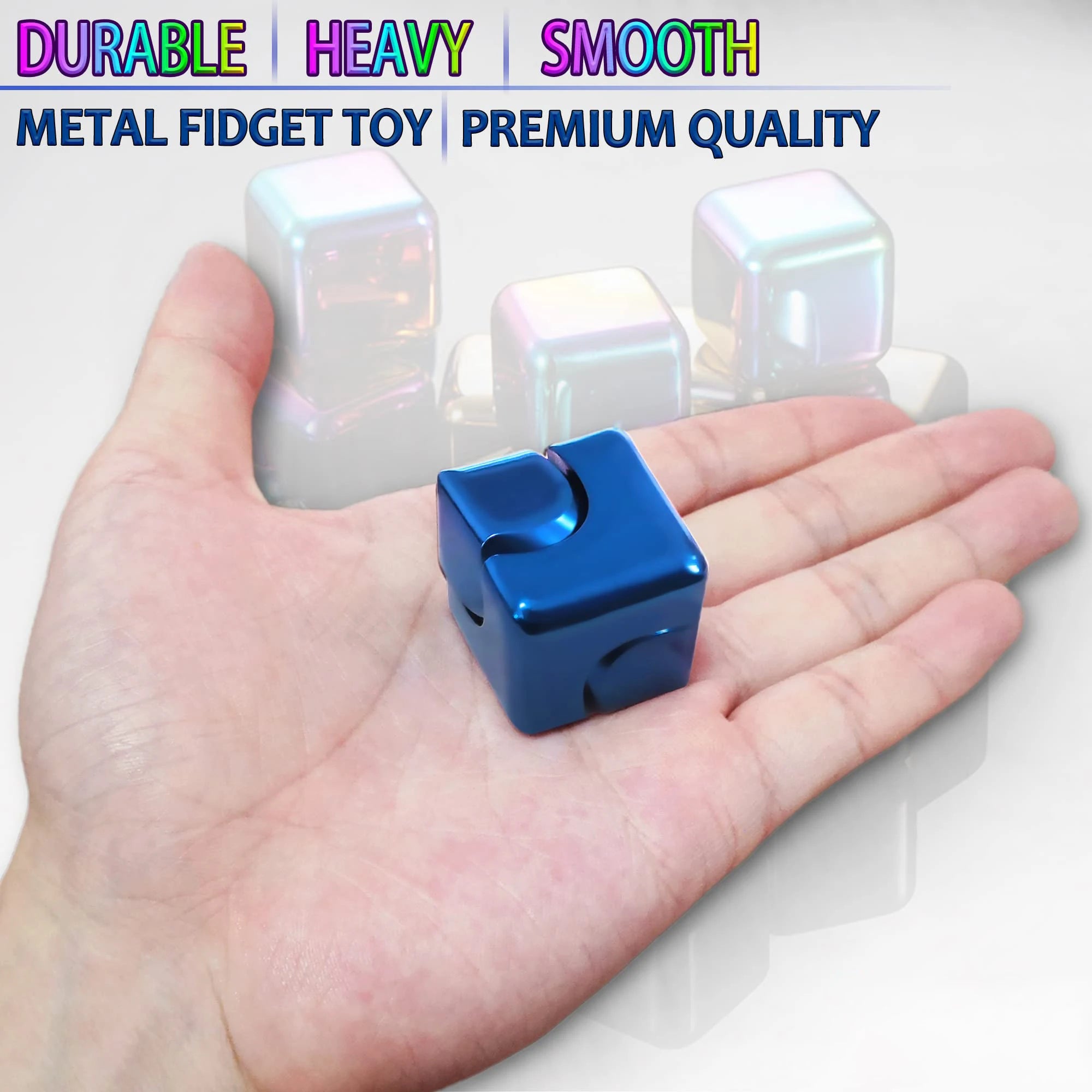 Metal Cube Rotating Fidget Gyroscope Spinner Toy ATHLEXES