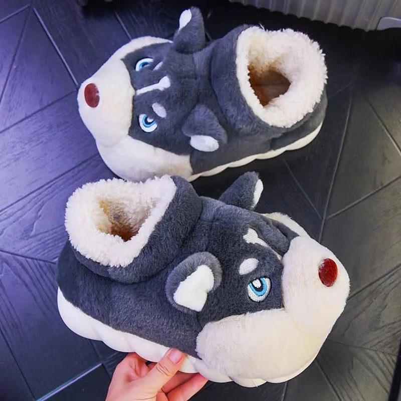 CozyPaw Cartoon Dog Indoor Slippers ATHLEXES